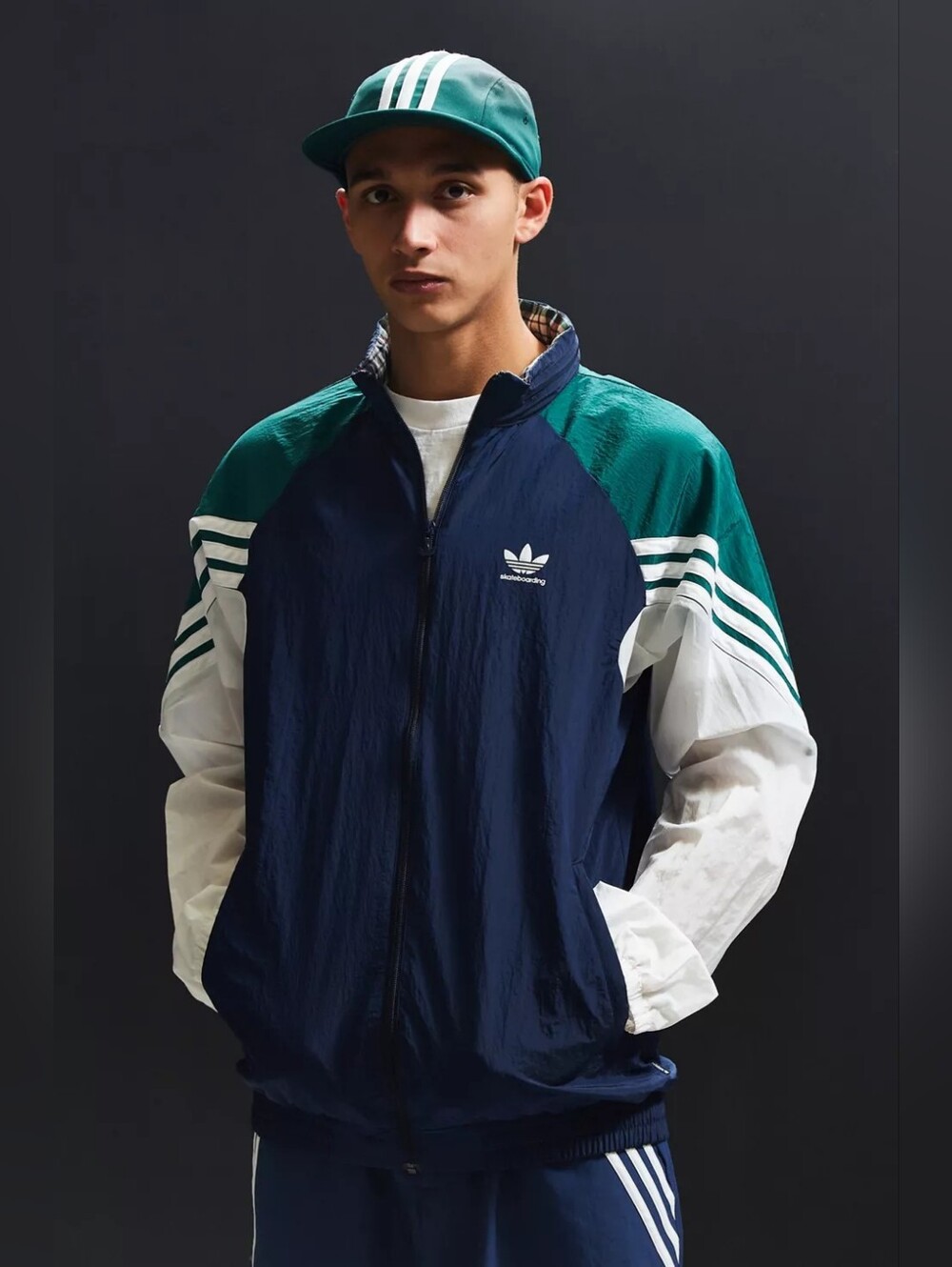 adidas Skateboarding Full-Zip Track Jacket Retro Vintage size Medium